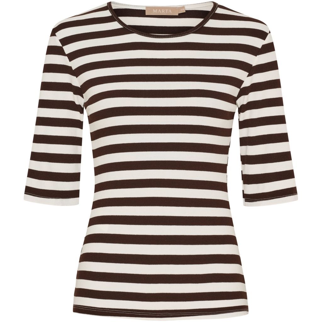 7524 Rippshirt mit verlängertem Ärmel moro weiß MARTA DU CHATEAU 7524 Rippshirt mit verlängertem Ärmel moro weiß MARTA DU CHATEAU