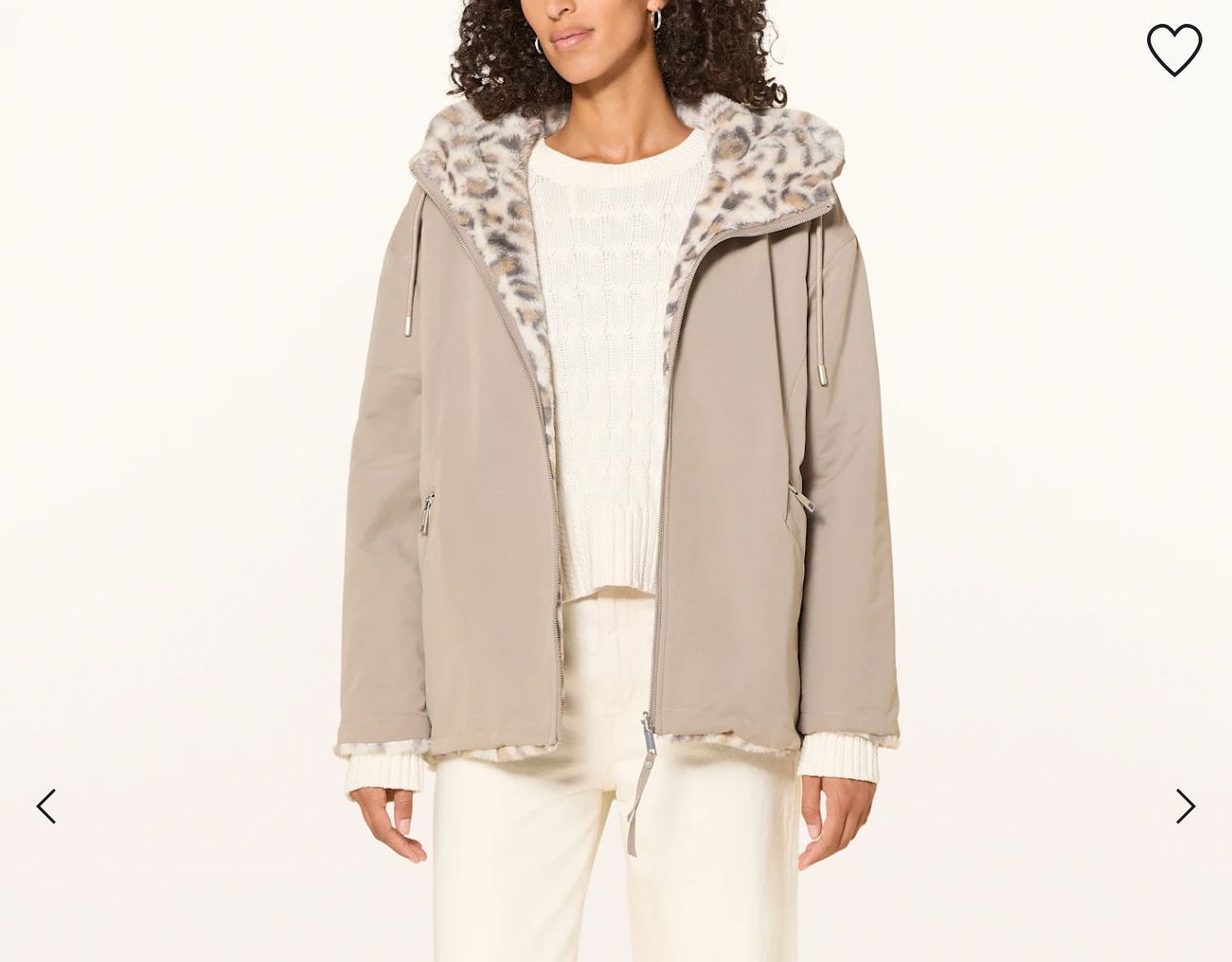 INES taupe leo Wendejacke RINO&PELLE