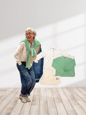Bluse Noten WHITE STUFF - Ripp-Pullover in 2 Farben FRIEDA und FREDDIES - Barrel Jeans THE SHIRT PROJECT