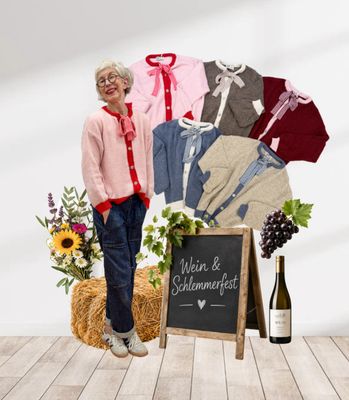 Süßer Cardigan mit Schluppe in 5 tollen Farben BODY TOUCH