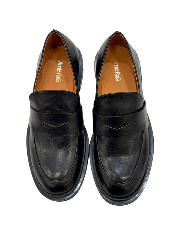 Drew chunk Leather Loafer black AMIE RAFA- fällt normal aus