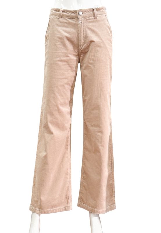 16-10176-48 -2061 beige CORA TZ Cordhose mit geradem Bein TIMEZONE