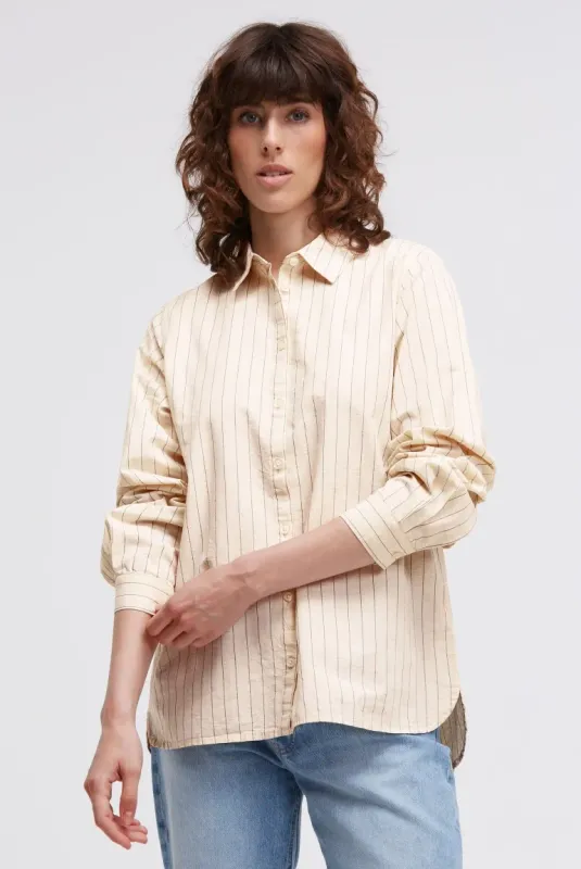 SE2509-5947-11 Bluse mit feinem Streifen buttercream SENSES THE LABEL