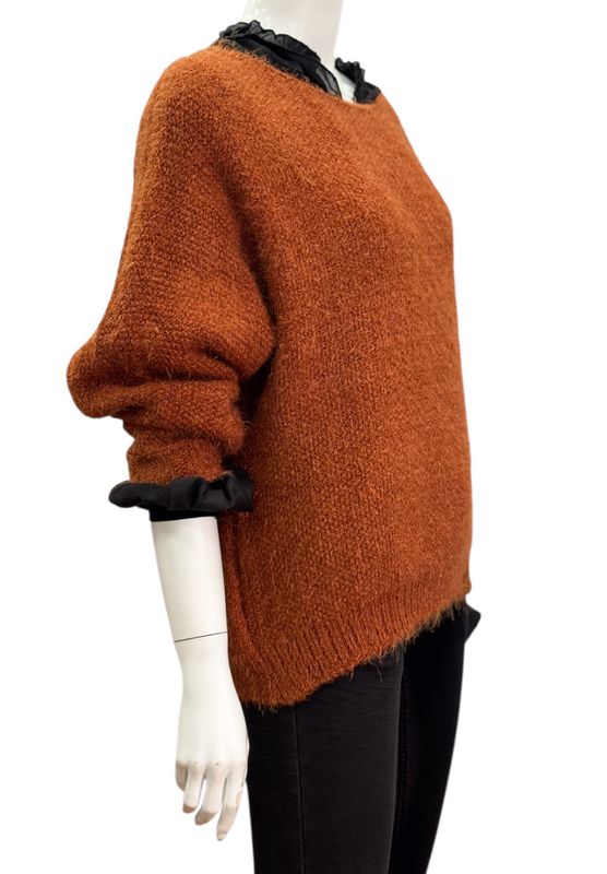 8038 rost Kuschelpullover MARTA DU CHATEAU