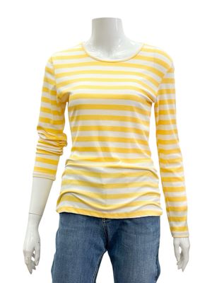 7702 gelb stripe Ripp Basicshirt MARTA DU CHATEAU 7702 gelb stripe Ripp Basicshirt MARTA DU CHATEAU