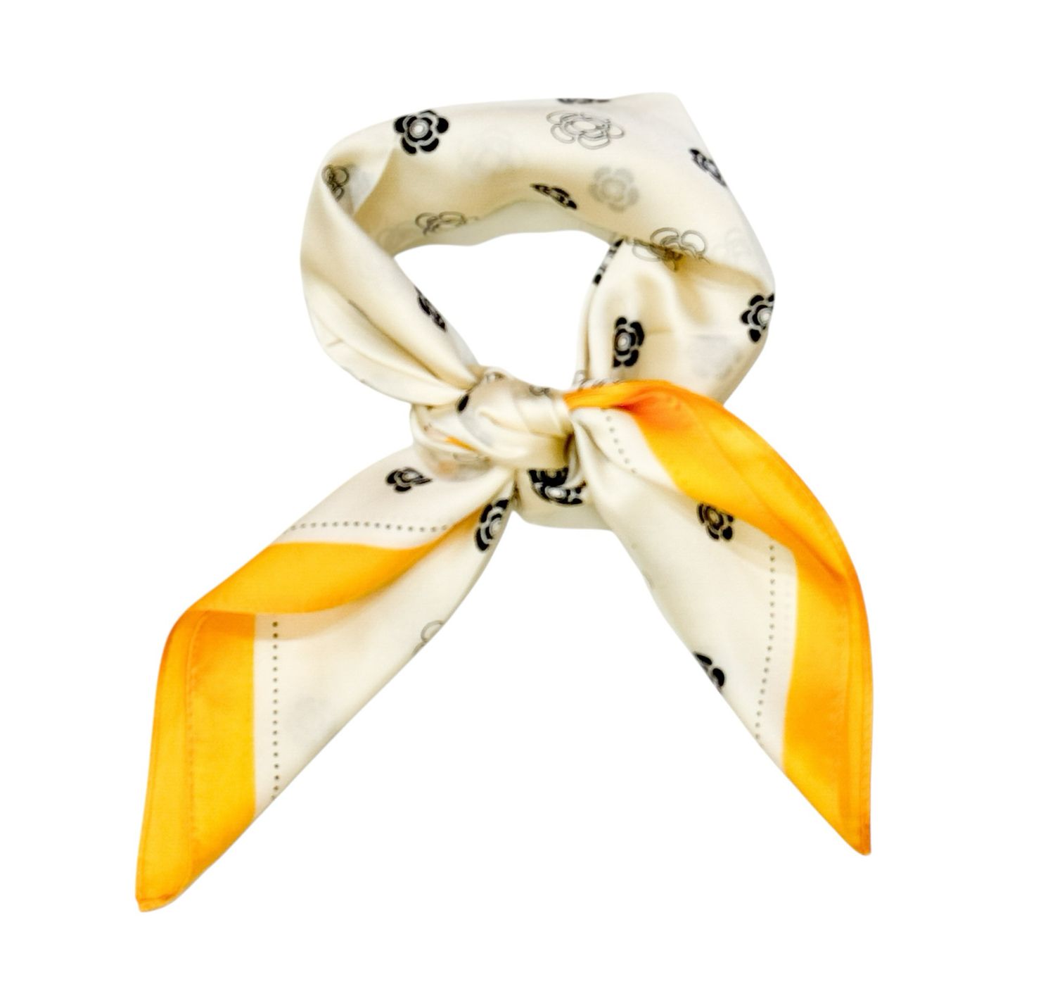 1350 Viereck Tuch gelb gemustert MARTA DU CHATEAU