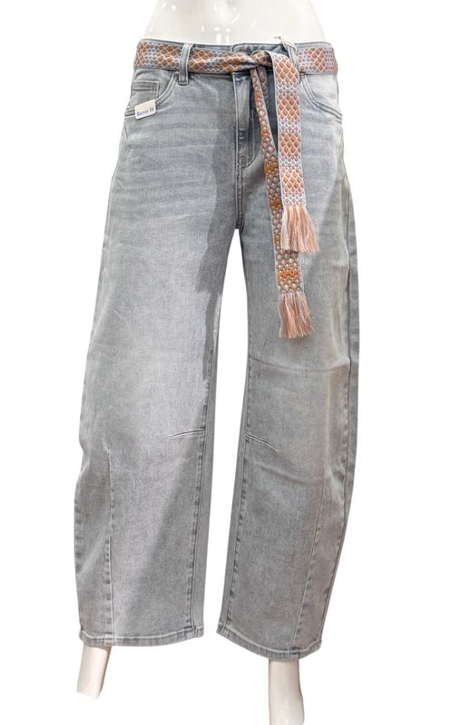 57 Ilvy 30988 Barrel Jeans light blue BLUE MONKEY