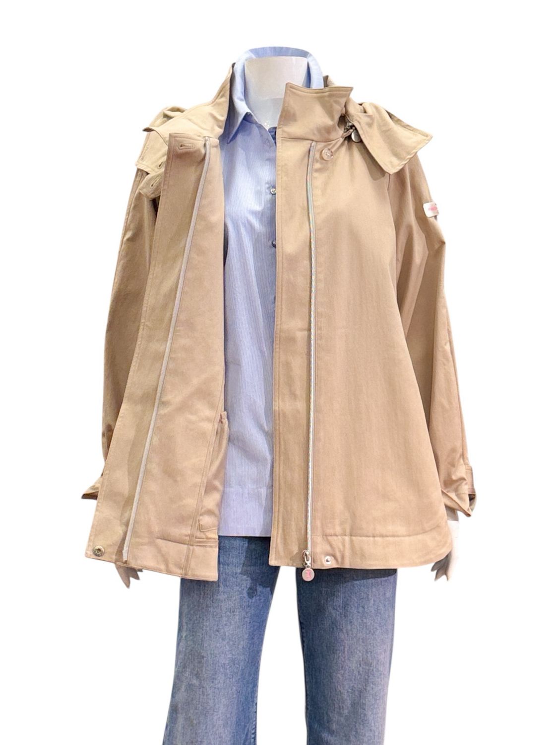 261708 -123 dessert Kurztrench mit vielen Details FRIEDA&FREDDIES