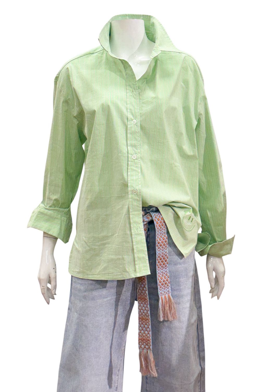 51403 green rose' Hemdbluse Stripe THE SHIRT PROJECT 51403 green rose' Hemdbluse Stripe THE SHIRT PROJECT