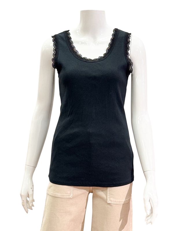 2499 black Top mit Spitze MARTA DU CHATEAU
