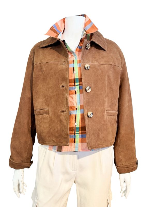 ZEYNA Wildlederjacke cognac RINO&PELLE