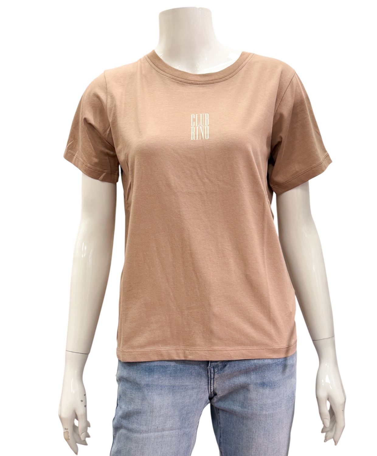 HOWIE BW Modal Shirt" Rino Club" rosy brown RINO&PELLE