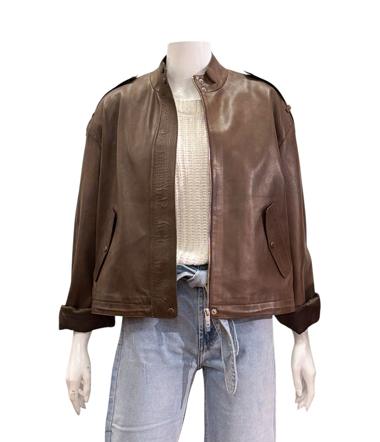 SENO Lammlederjacke walnußbraun RINO&PELLE SENO Lammlederjacke walnußbraun RINO&PELLE