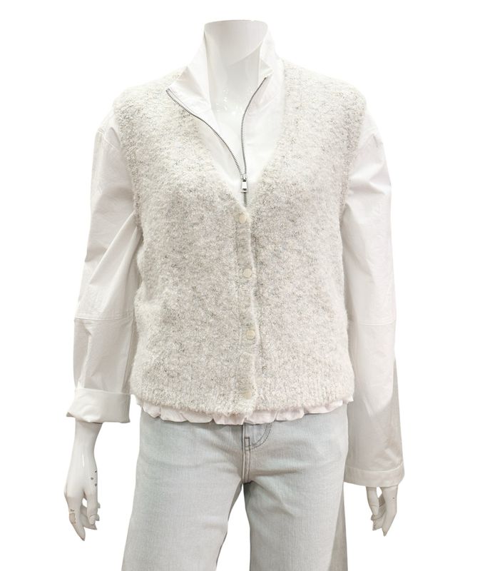 01-010146-990491 offwhite bunt Strickgilet YAYA