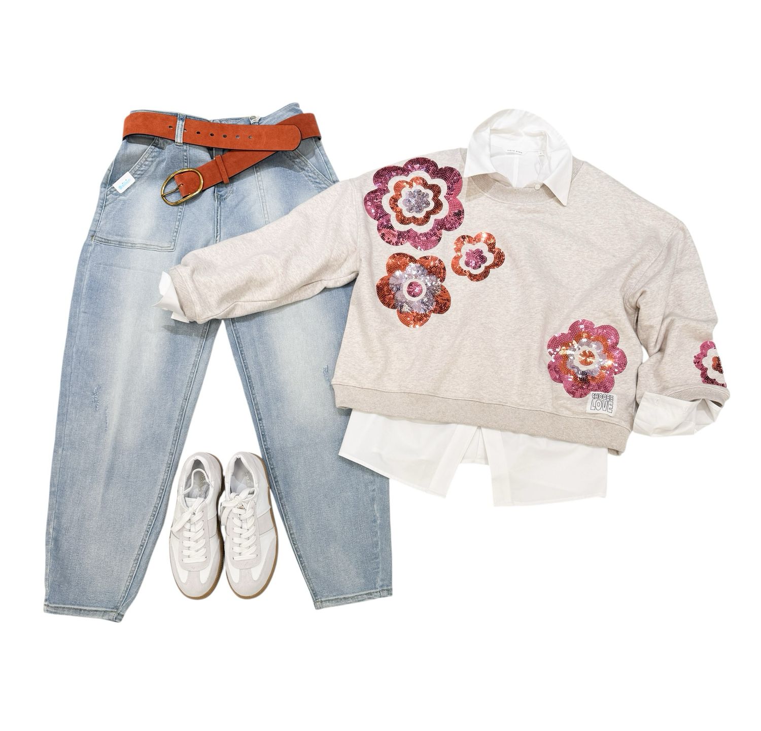 57 Ashley2-11605 Ballon Jeans 200 light blue denim BLUE MONKEY - bitte eine Größe kleiner bestellen