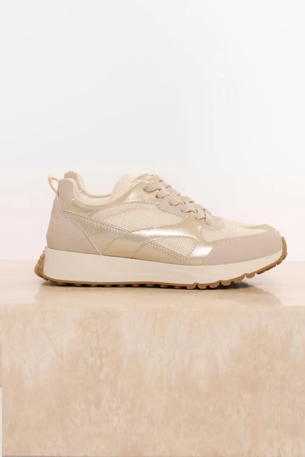 FIEVE Sneaker taupe light gold RINO&PELLE
