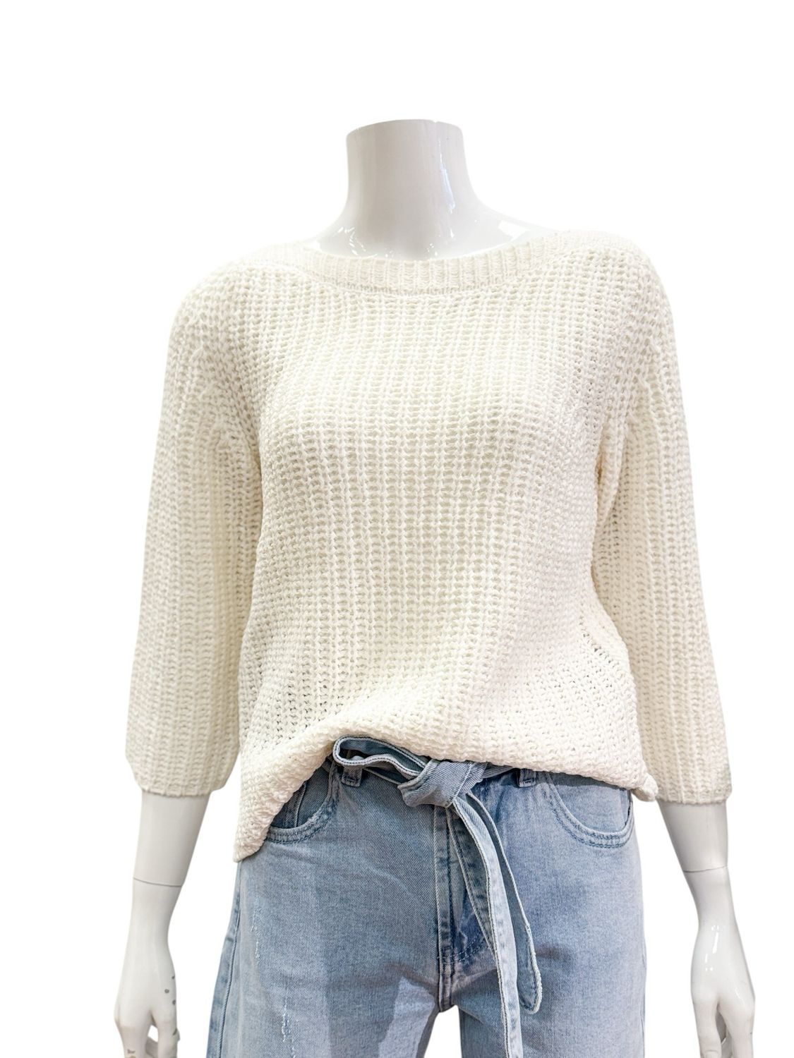 SLK442-8941 Ripppullover milk BLOOMINGS AMSTERDAM