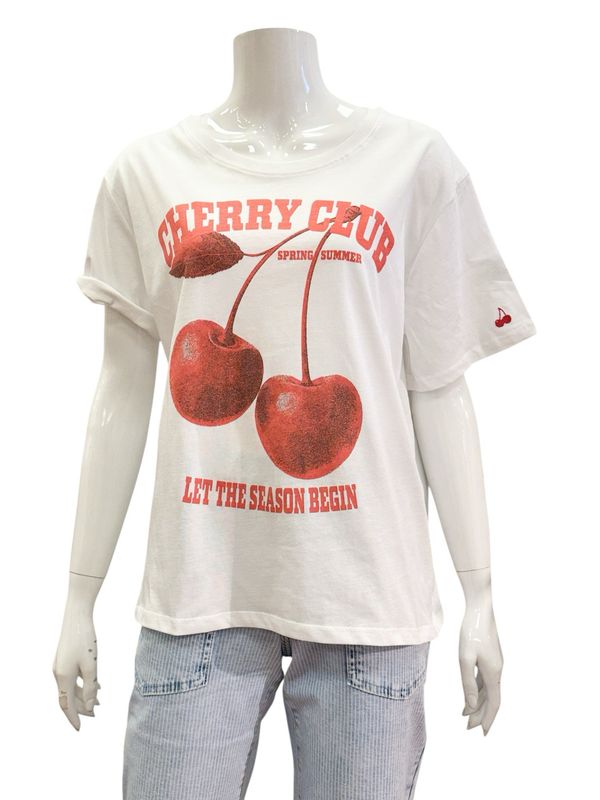 51419 CHERRY CLUB Baumwollshirt mit Frontprint THE SHIRT project