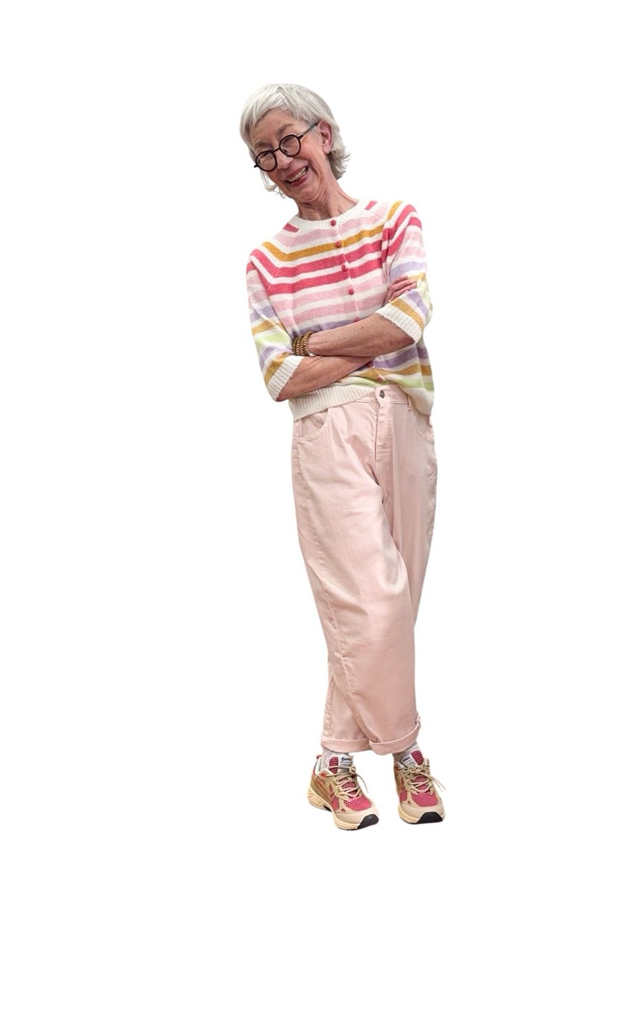 Vnlleye rose' Baumwoll Barrel VMILANO