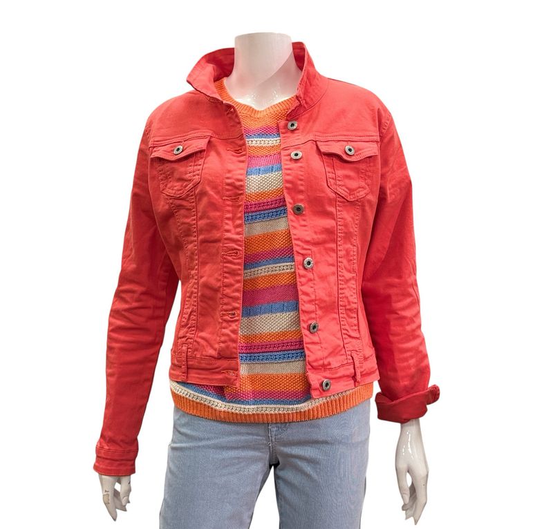 E106 Jeansjacke coral BODY TOUCH E106 Jeansjacke coral BODY TOUCH