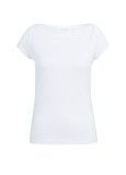 01-709354 pure white Rippshirt mit U - Bootausschnitt 01-709354 pure white Rippshirt mit U - Bootausschnitt