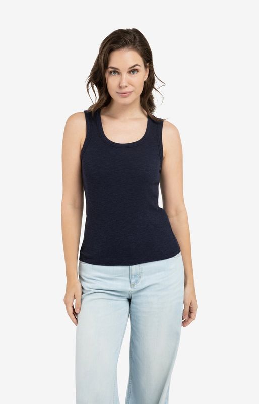 01-729051 geripptes Tanktop navy YAYA 01-729051 geripptes Tanktop navy YAYA