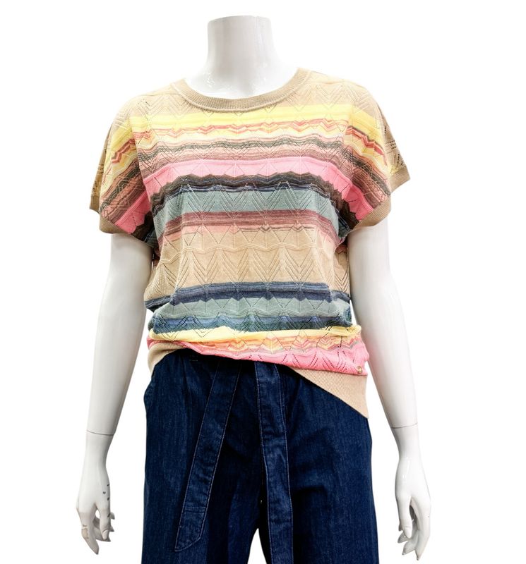 SRB4775 Jerry multi stripe RED BUTTON SRB4775 Jerry multi stripe RED BUTTON