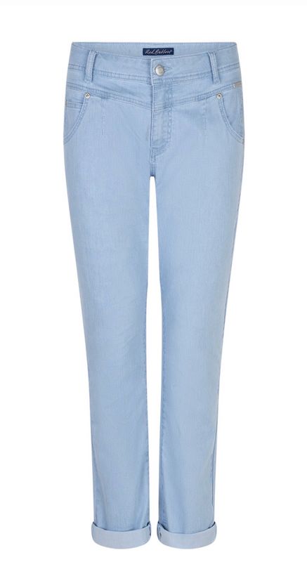 SRB4808 Jani fancy chambray- stripe bleachblue RED BUTTON SRB4808 Jani fancy chambray- stripe bleachblue RED BUTTON