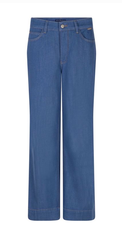 SRB4984 Conny pressed crease true blue RED BUTTON SRB4984 Conny pressed crease true blue RED BUTTON