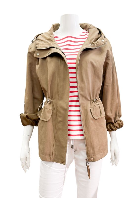 LIYA khaki Kurzparka mit vielen Detail RINO&PELLE LIYA khaki Kurzparka mit vielen Detail RINO&PELLE