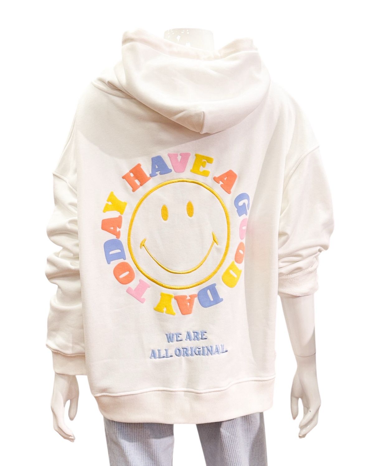 51440-10867 offwhite SMILEY Hoodie THE SHIRT PROJECT