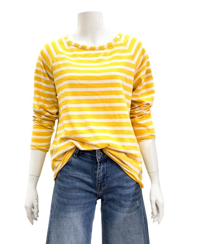 51390 Stripe Shirt yellow ecru THE SHIRT PROJECT