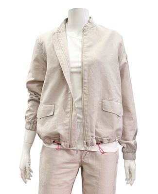 262757 Leinen Baumwoll Blouson taupe FRIEDA&FREDDIES NEU 262757 Leinen Baumwoll Blouson taupe FRIEDA&FREDDIES NEU
