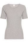 IHPALMER RIB T-shirt grey melange YAYA NEU IHPALMER RIB T-shirt grey melange YAYA NEU