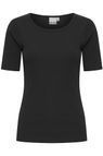 IHPALMER RIB T-shirt black YAYA NEU IHPALMER RIB T-shirt black YAYA NEU