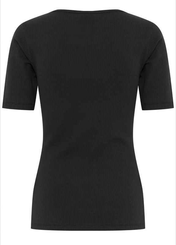 IHPALMER RIB T-shirt black ICHI NEU