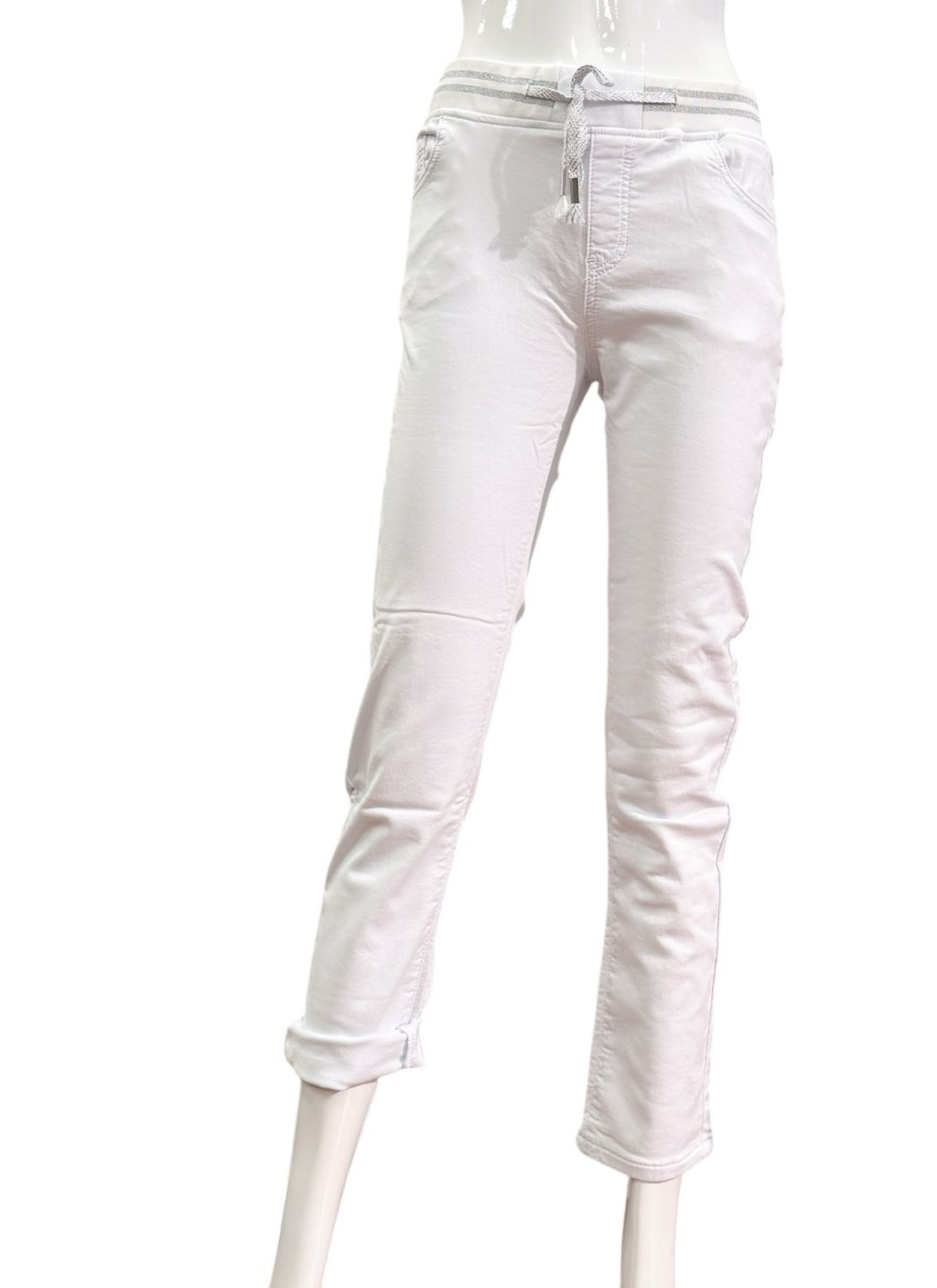 B32305 Pocket Jeans mit Dehnbund weiß BODY TOUCH NEU