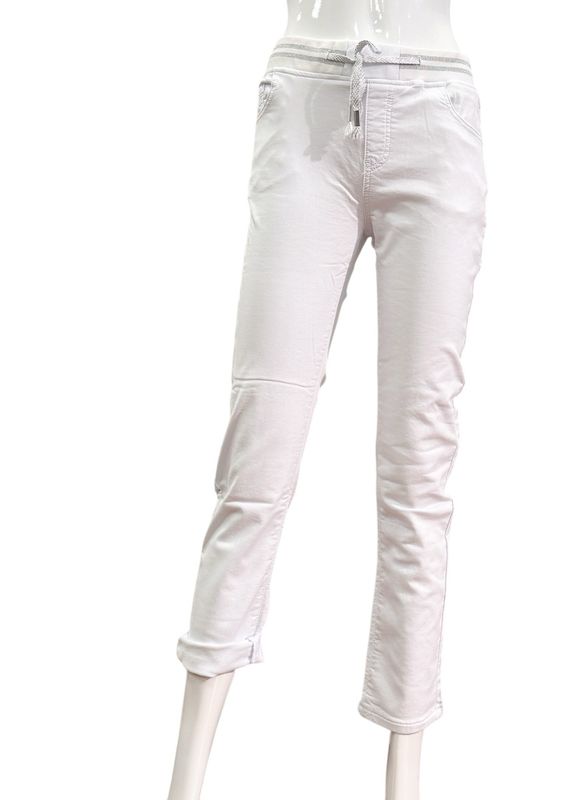 B32305 Pocket Jeans mit Dehnbund weiß BODY TOUCH NEU