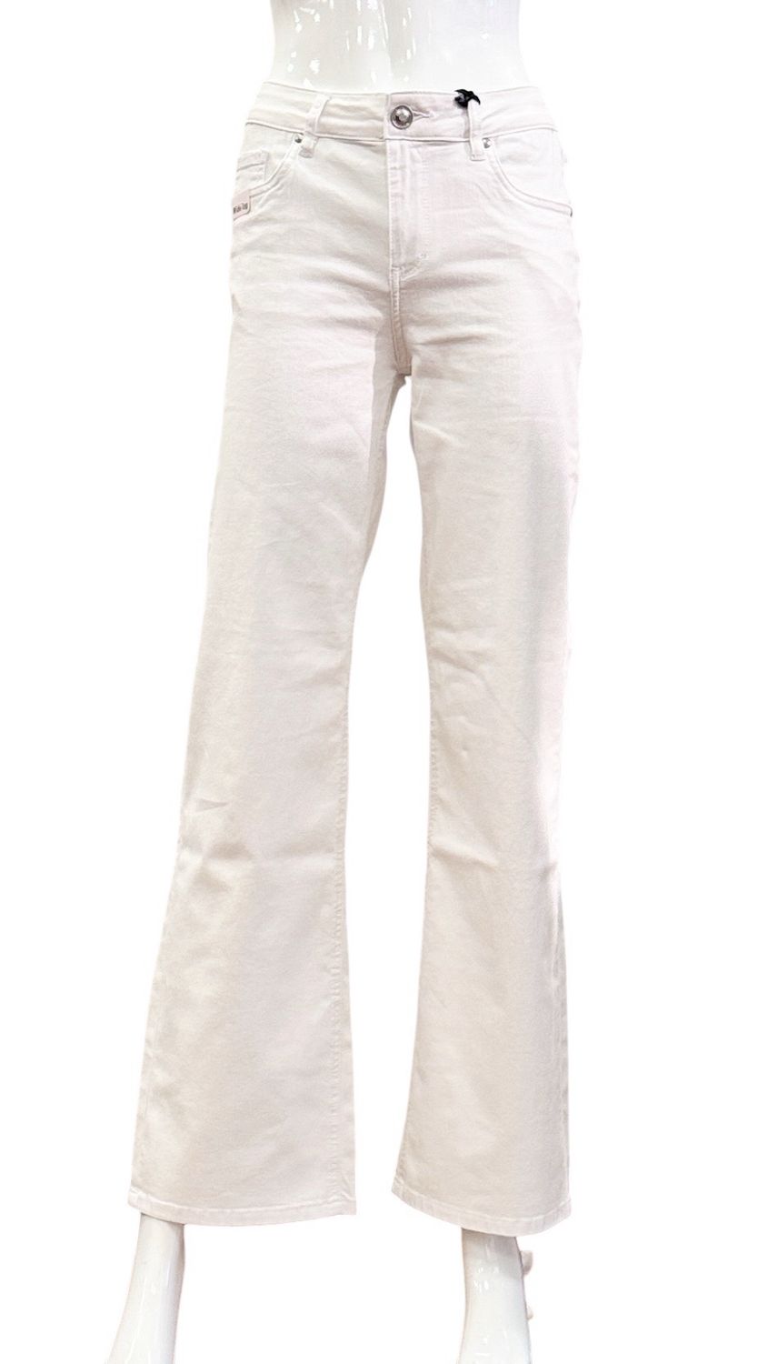 57ZOE-30979 Wide leg Sommerjeans weiß BLUE MONKEY - eine Größe kleiner kaufen 57ZOE-30979 Wide leg Sommerjeans weiß BLUE MONKEY - eine Größe kleiner kaufen