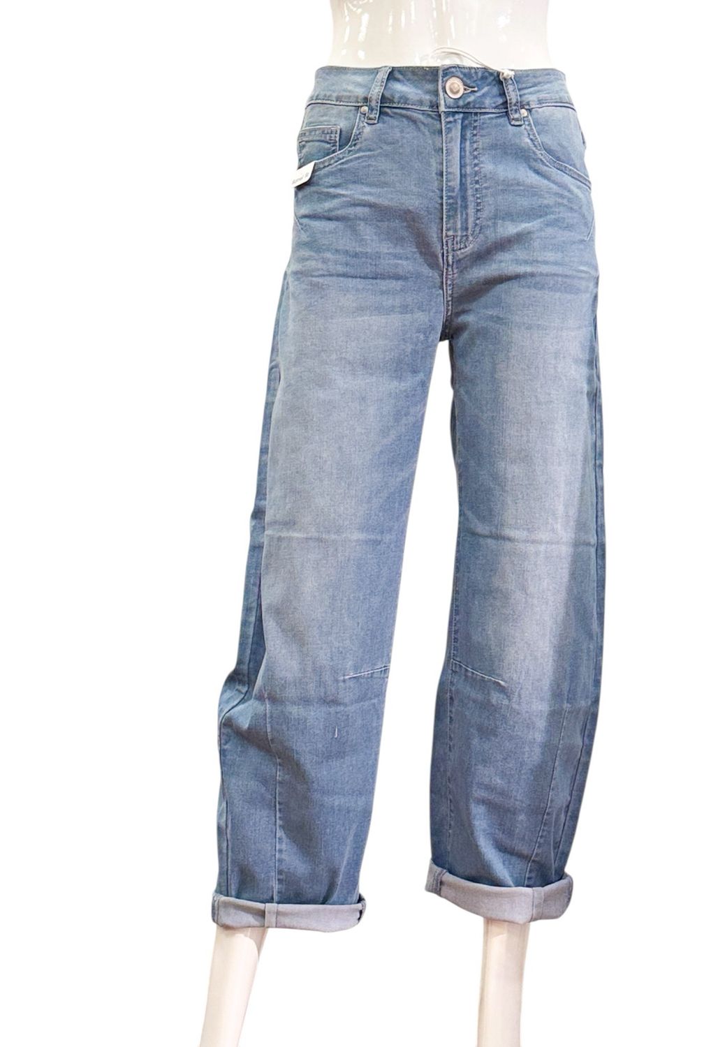 57ILVY 31015 Sommer Jeansbarrel blue denim BLUE MONKEY NEU 57ILVY 31015 Sommer Jeansbarrel blue denim BLUE MONKEY NEU