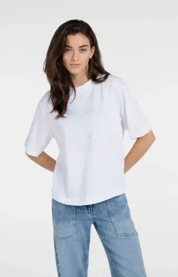 01-719089 Oversizeshirt mit bleufarbenem Frontprint NEU