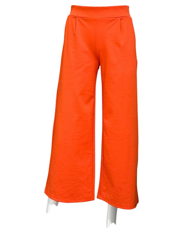 IHKATE Jersey Wide Leg Culotte orange ICHI NEU