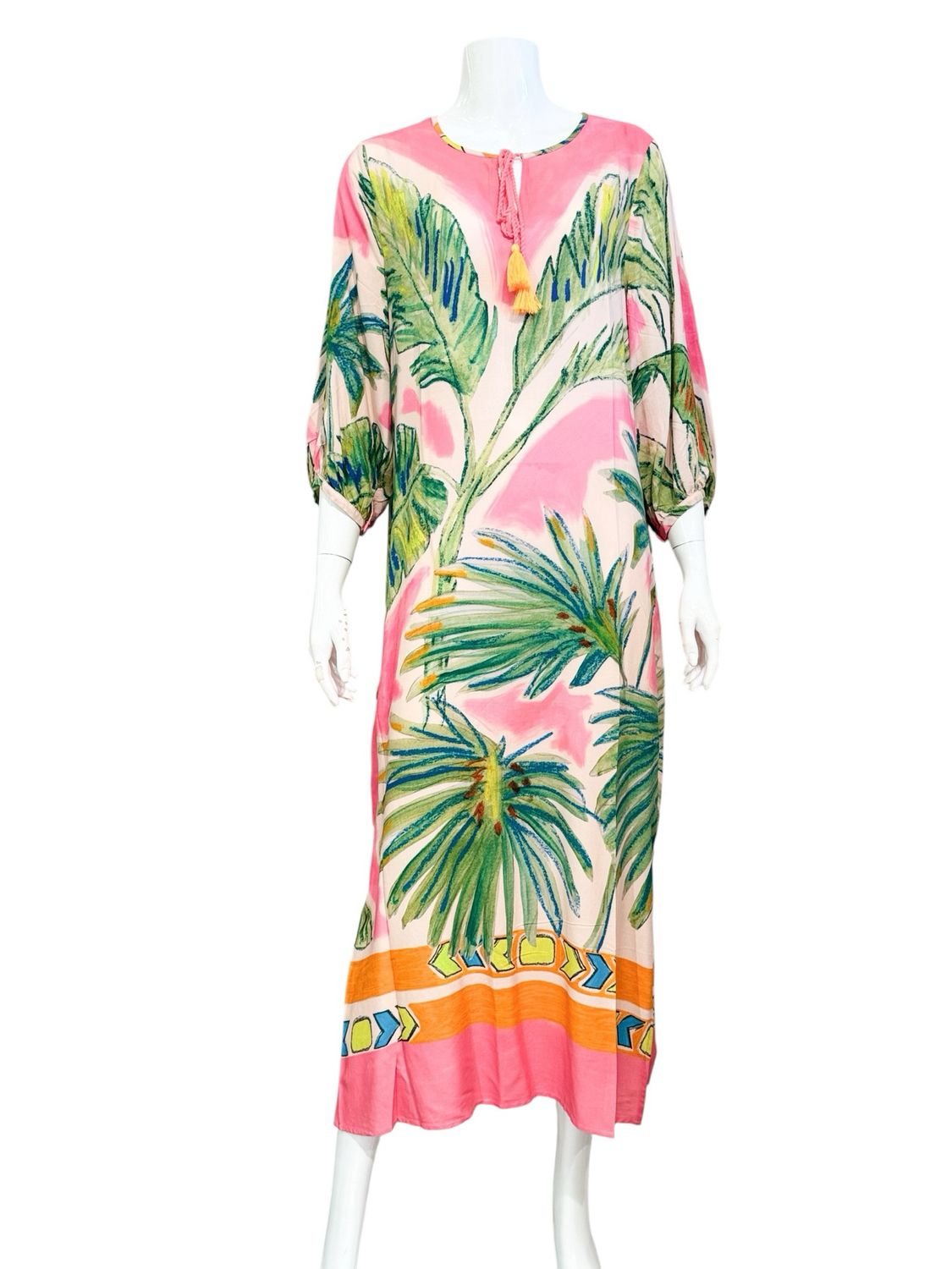 8903-156753 Viscose Kaftan bunt EMILY VAN DEN BERGH