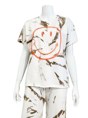 51559 Kurzarmsweater Batik-Pinselstrich THE SHIRT PROJECT NEU