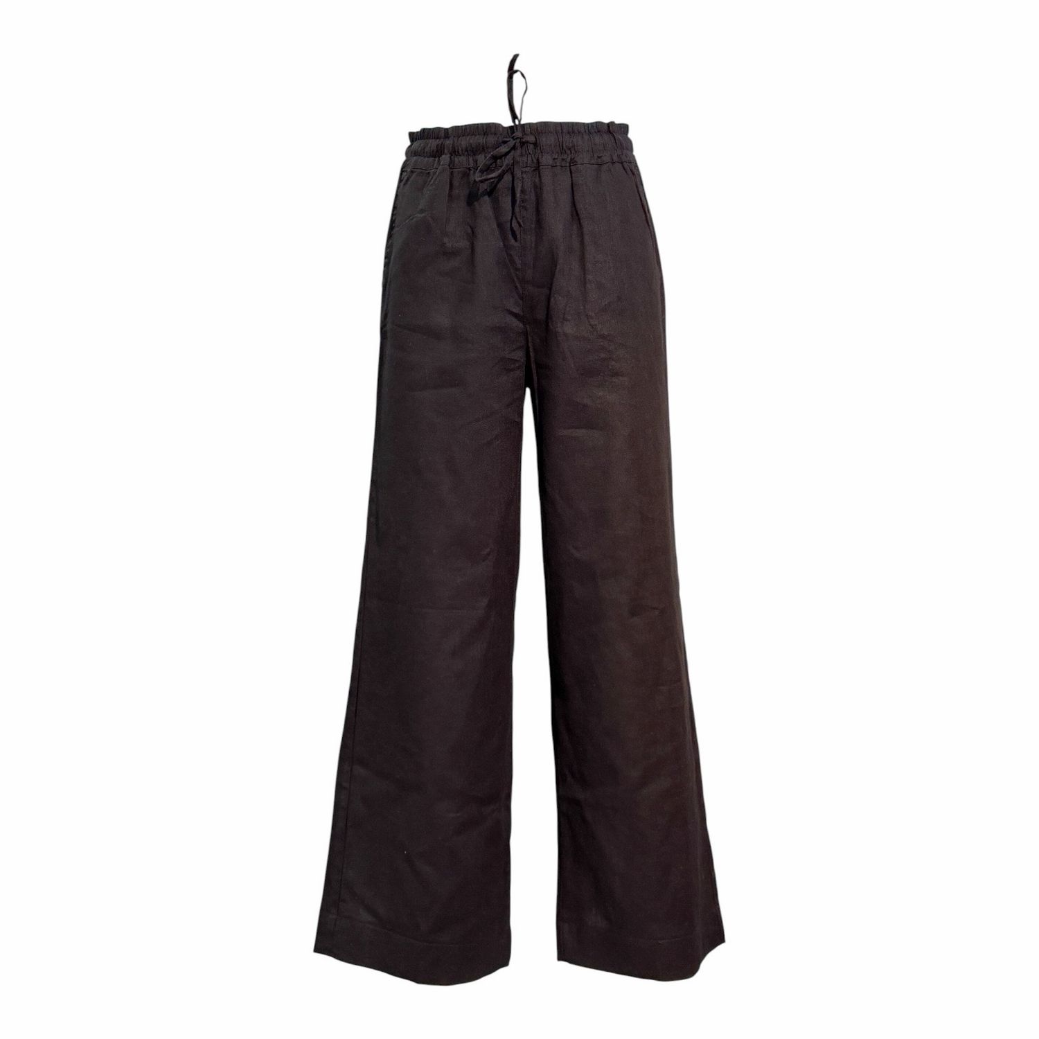 SE2504-1249 Wide Leg Leinenpant black SENSES THE LABEL NEU SE2504-1249 Wide Leg Leinenpant black SENSES THE LABEL NEU