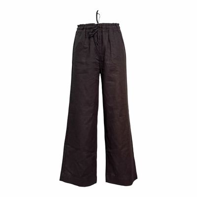 SE2504-1249 Wide Leg Leinenpant black SENSES THE LABEL NEU SE2504-1249 Wide Leg Leinenpant black SENSES THE LABEL NEU