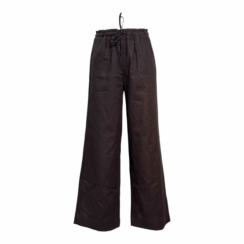 SE2504-1249 Wide Leg Leinenpant black SENSES THE LABEL NEU SE2504-1249 Wide Leg Leinenpant black SENSES THE LABEL NEU