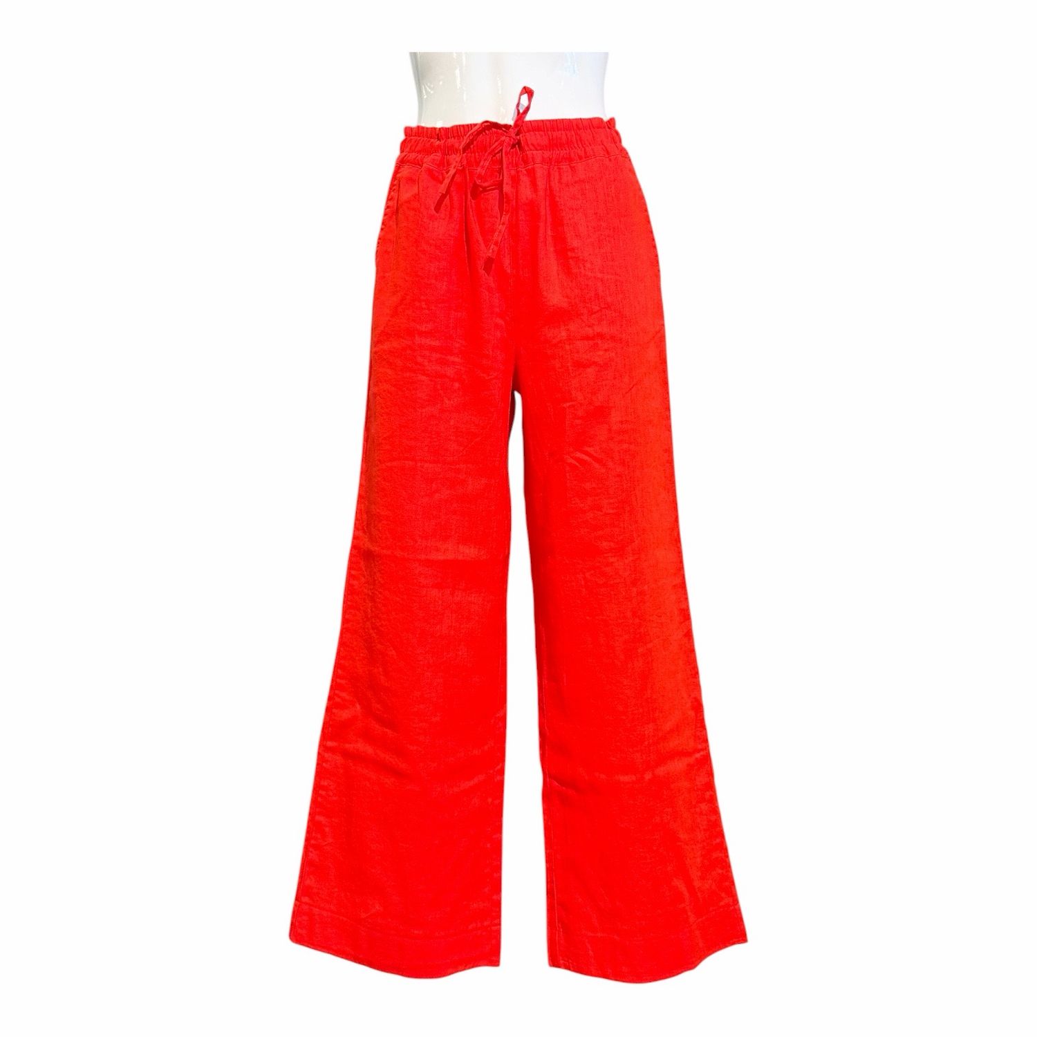 SE2504-1249 Wide Leg Leinenpant red SENSES THE LABEL NEU SE2504-1249 Wide Leg Leinenpant red SENSES THE LABEL NEU