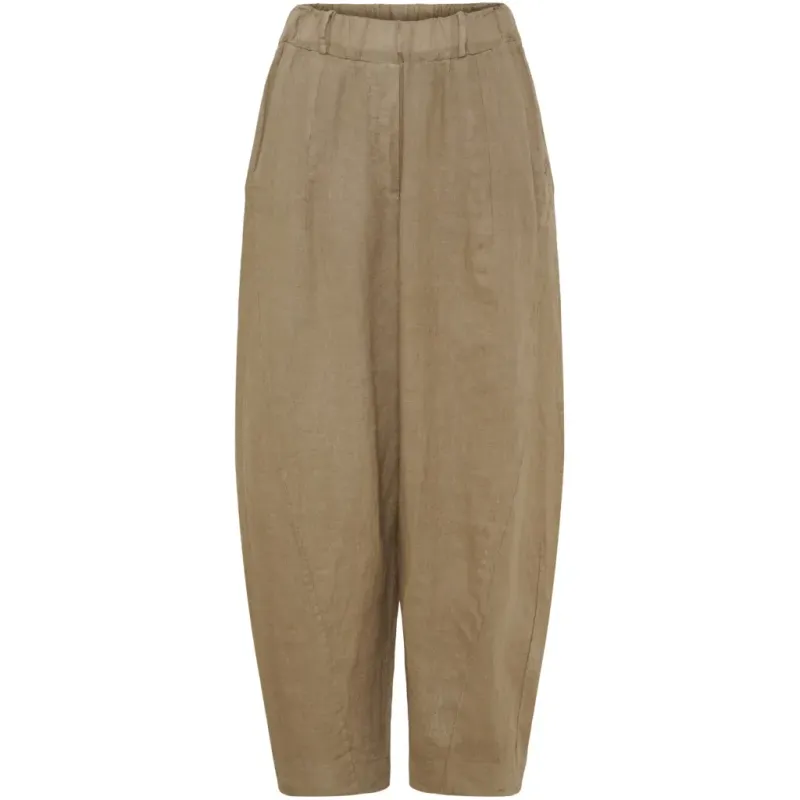TC16635 legere Leinenhose taupe MARTA DU CHATEAU