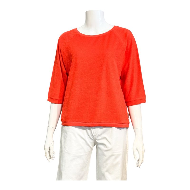 You 0235 Fee sunset red leichte Frotte' Shirt YOU TOO